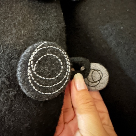 Gorgeous vintage Carson 100% wool artsy lagen look jacket size large - Picture 5 of 6